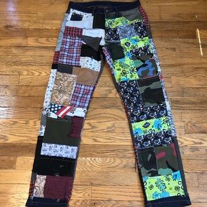 Patch Work Denim Jeans